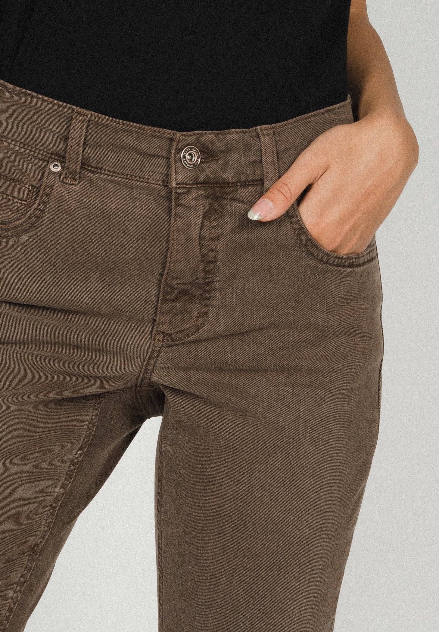 ANGELS JEANS Cici Straight Jeans - Autumn Ember Brown - 188 3400.4505 von Angels Jeans
