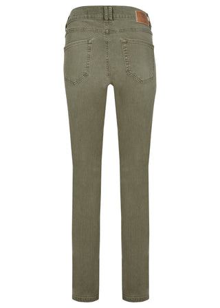 ANGELS Skinny Button Jeans - Dusty Sage Green - 188 1203.5295