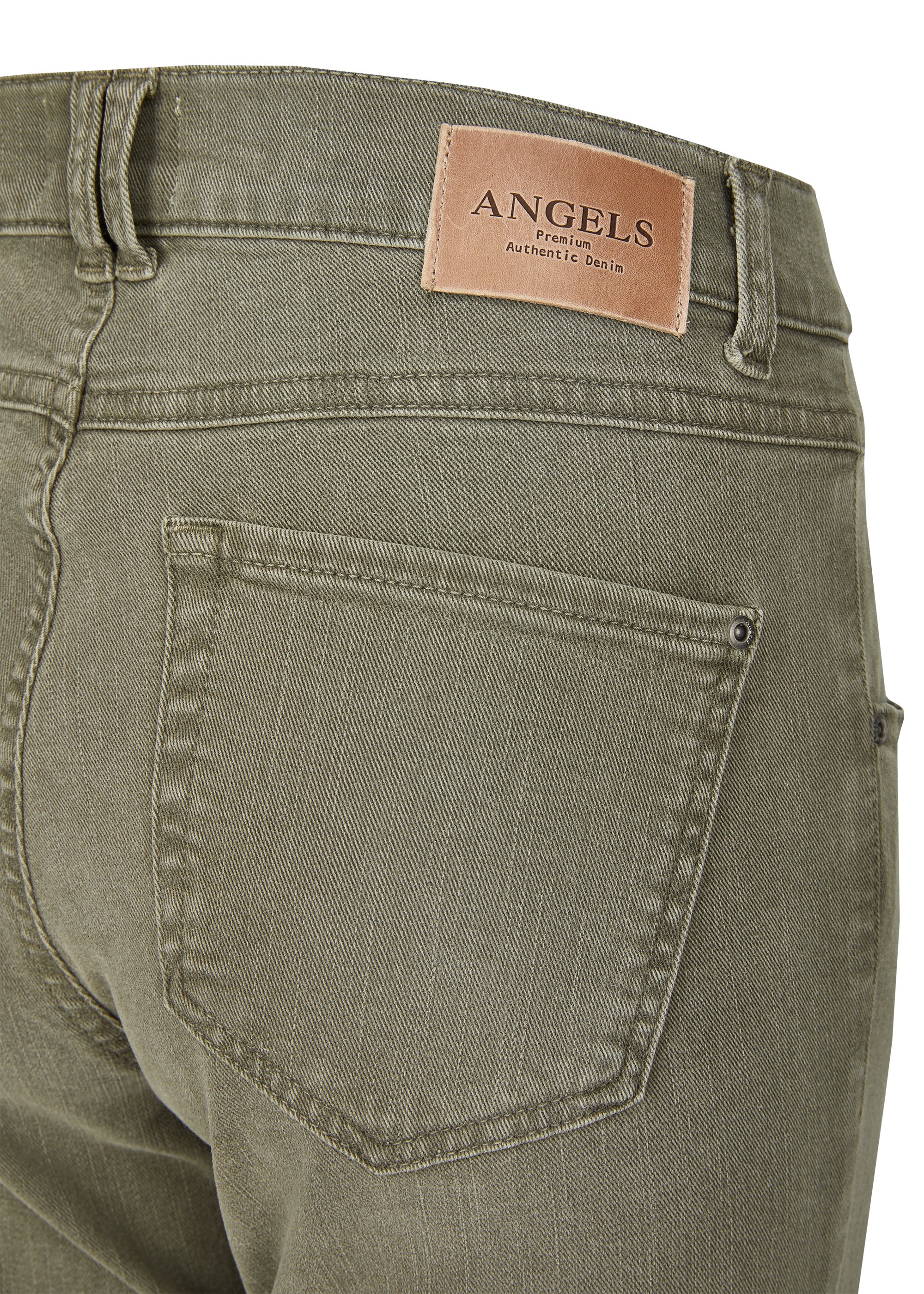 ANGELS Skinny Button Jeans - Dusty Sage Green - 188 1203.5295 von Angels Jeans