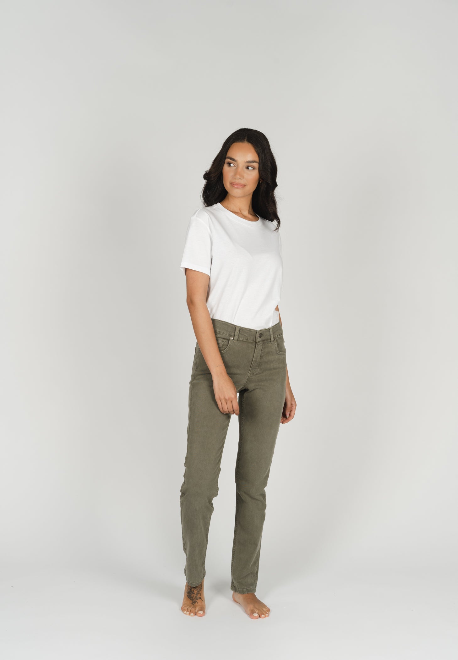 ANGELS JEANS CICI Jeans - Olive Shadow Wash - 188 3400.5295 von Angels Jeans