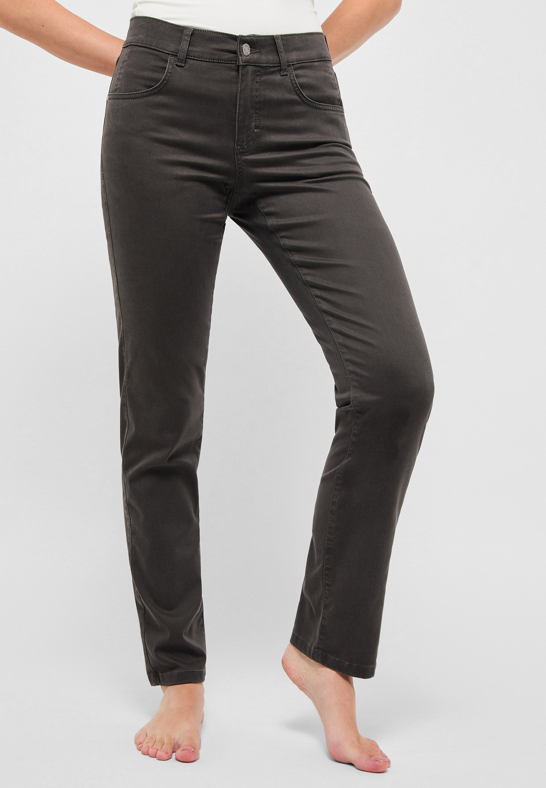 ANGELS Dolly Comfort-Fit Hose - Dark Grey - 785 8055.114 - Soft Classics von Angels Jeans
