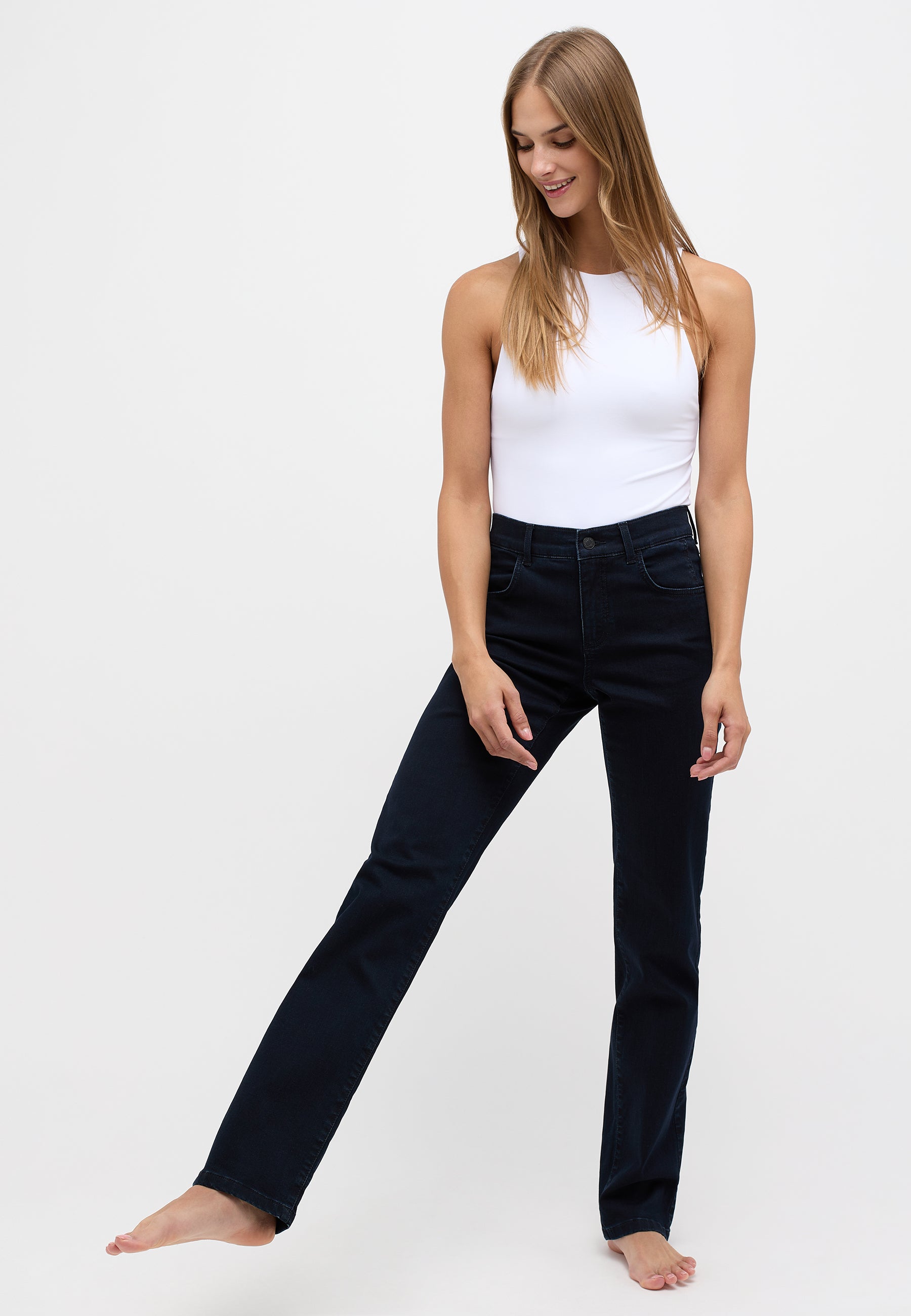 ANGELS Dolly 3.0 Jeans - Deep Midnight Navy - 346 8055.30 von Angels Jeans