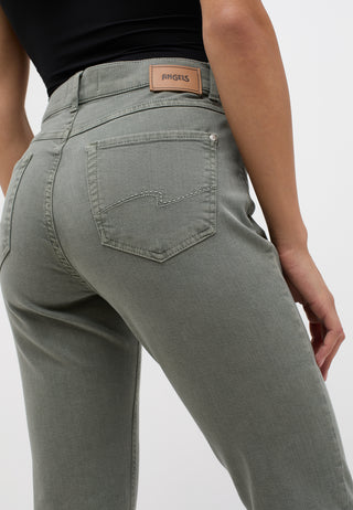 Jean skinny Angels, couleur olive, taille 188, référence 1200.5285 - Denim coloré