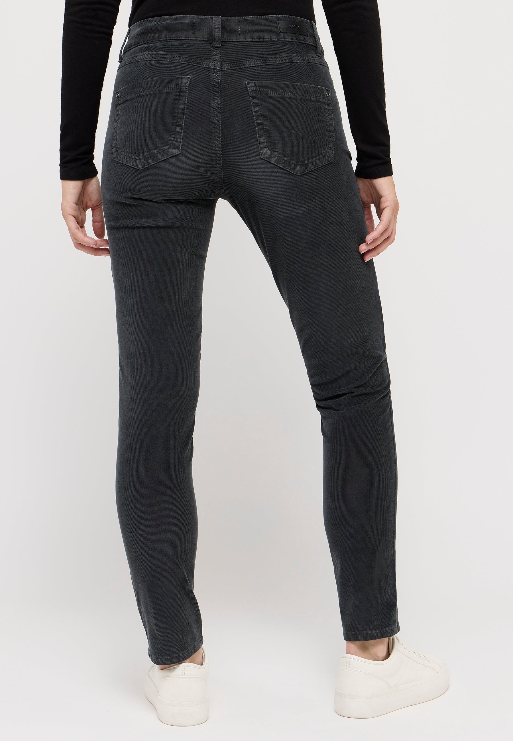 ANGELS JEANS Malu Zip Cordhose - Smoky Charcoal - 560 7700.1015 von Angels Jeans