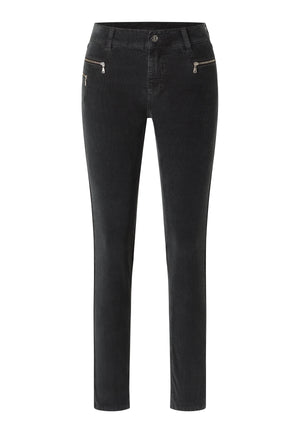 ANGELS JEANS Malu Zip Cordhose - Smoky Charcoal - 560 7700.1015