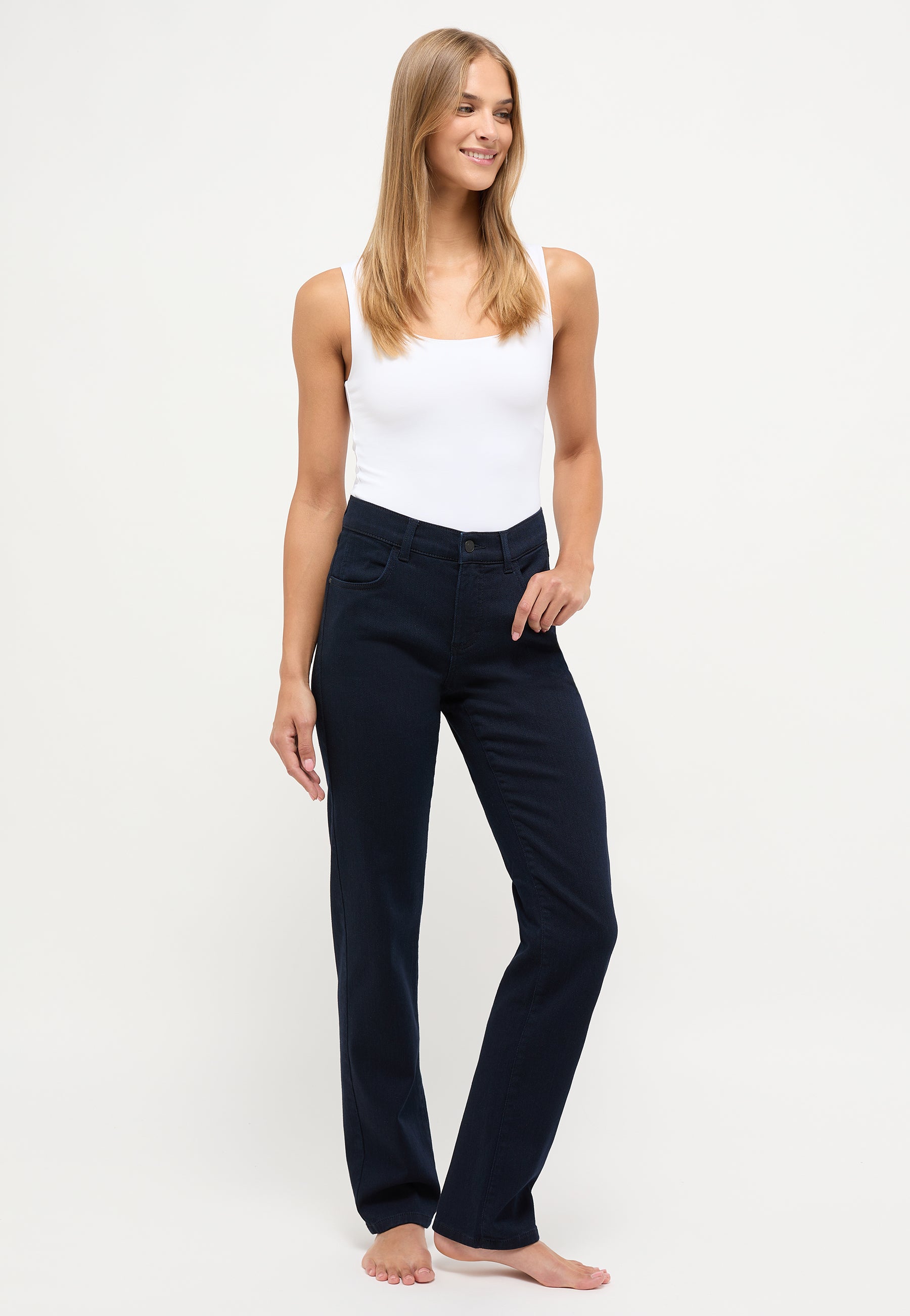 ANGELS Dolly Straight-Fit-Jeans - Deep Midnight Navy - 321 8055.30 von Angels Jeans