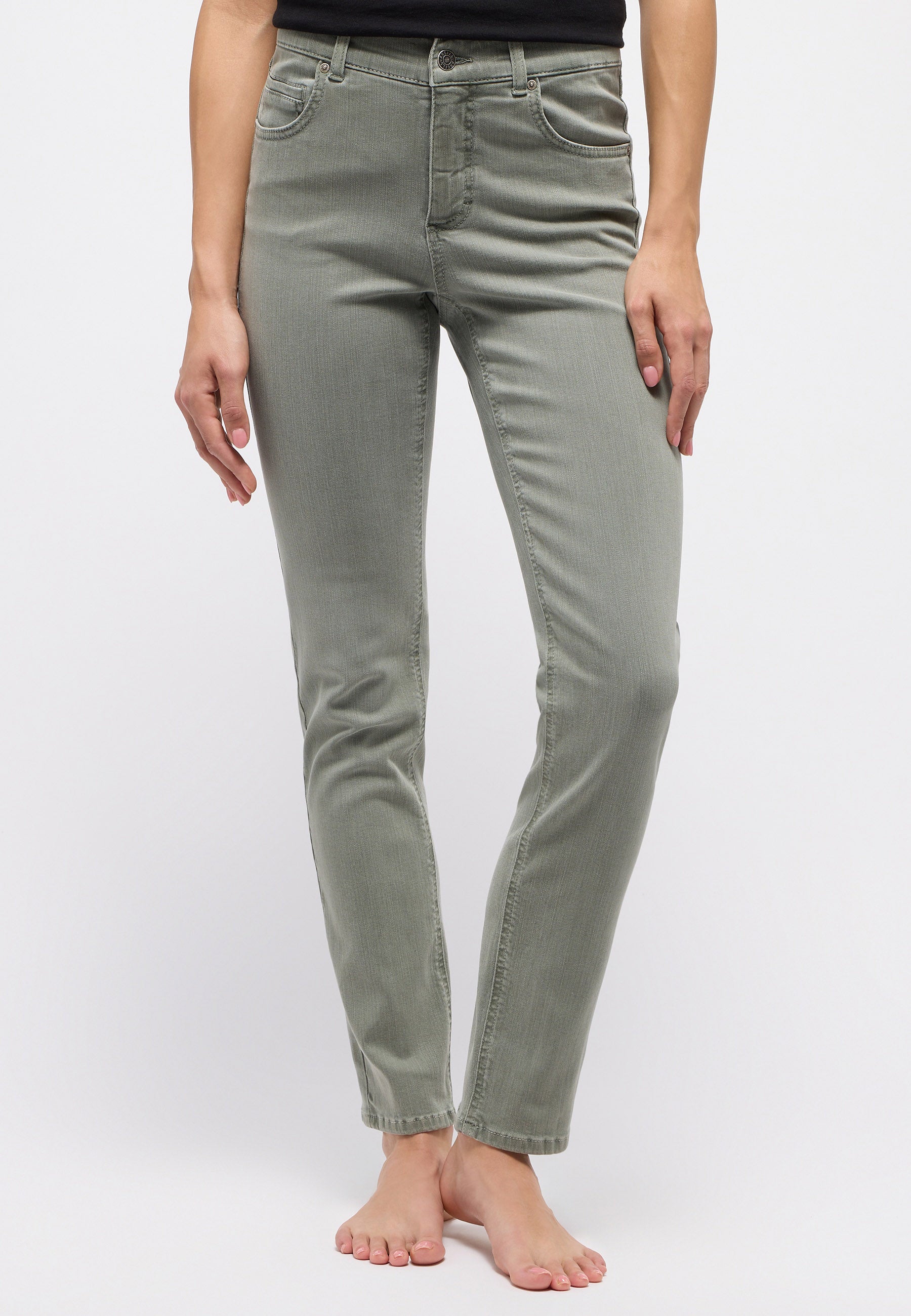 ANGELS Cici Jeans - Faded Sage Green - 346 3400.5285 von Angels Jeans