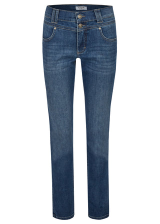 ANGELS Skinny Button Jeans - Sunwashed Coastal Blue - 346 1203.3358