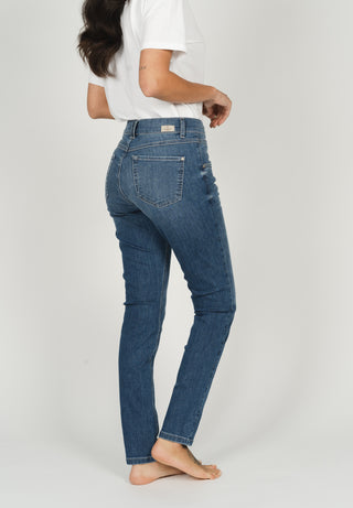 ANGELS Skinny Button Jeans - Sunwashed Coastal Blue - 346 1203.3358