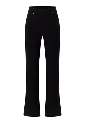 ANGELS Lara Straight-Leg Jerseyhose - Deep Black - 711 2900.10