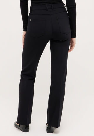 ANGELS Lara Straight-Leg Jerseyhose - Deep Black - 711 2900.10