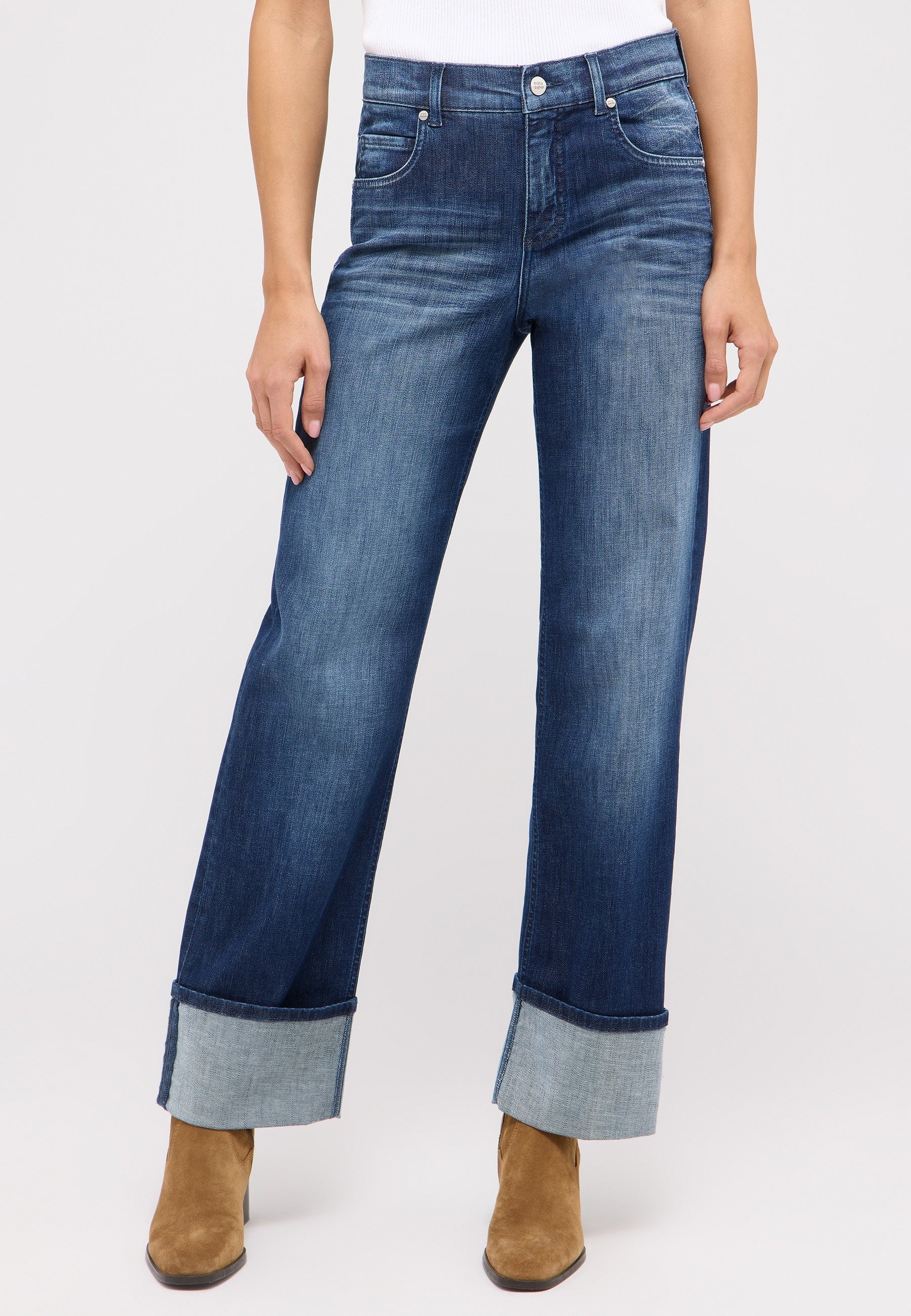 ANGELS Lara Tu Wide-Leg-Jeans - Deep Harbor Blue - 350 2909.3258 von Angels Jeans