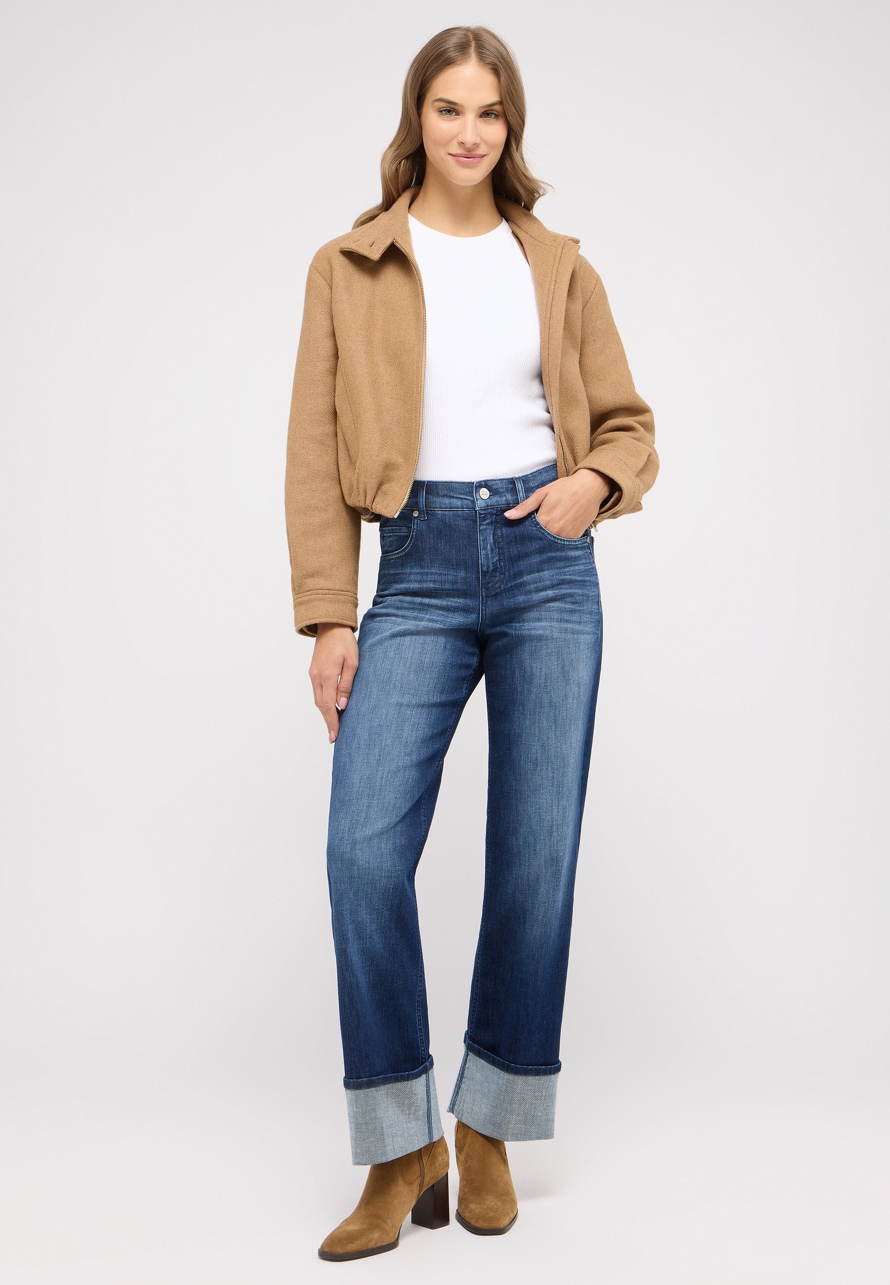 ANGELS Lara Tu Wide-Leg-Jeans - Deep Harbor Blue - 350 2909.3258 von Angels Jeans