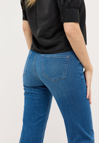 ANGELS JEANS Lara Wide Leg Jeans - Coastal Worn Blue - 346 2900.3358