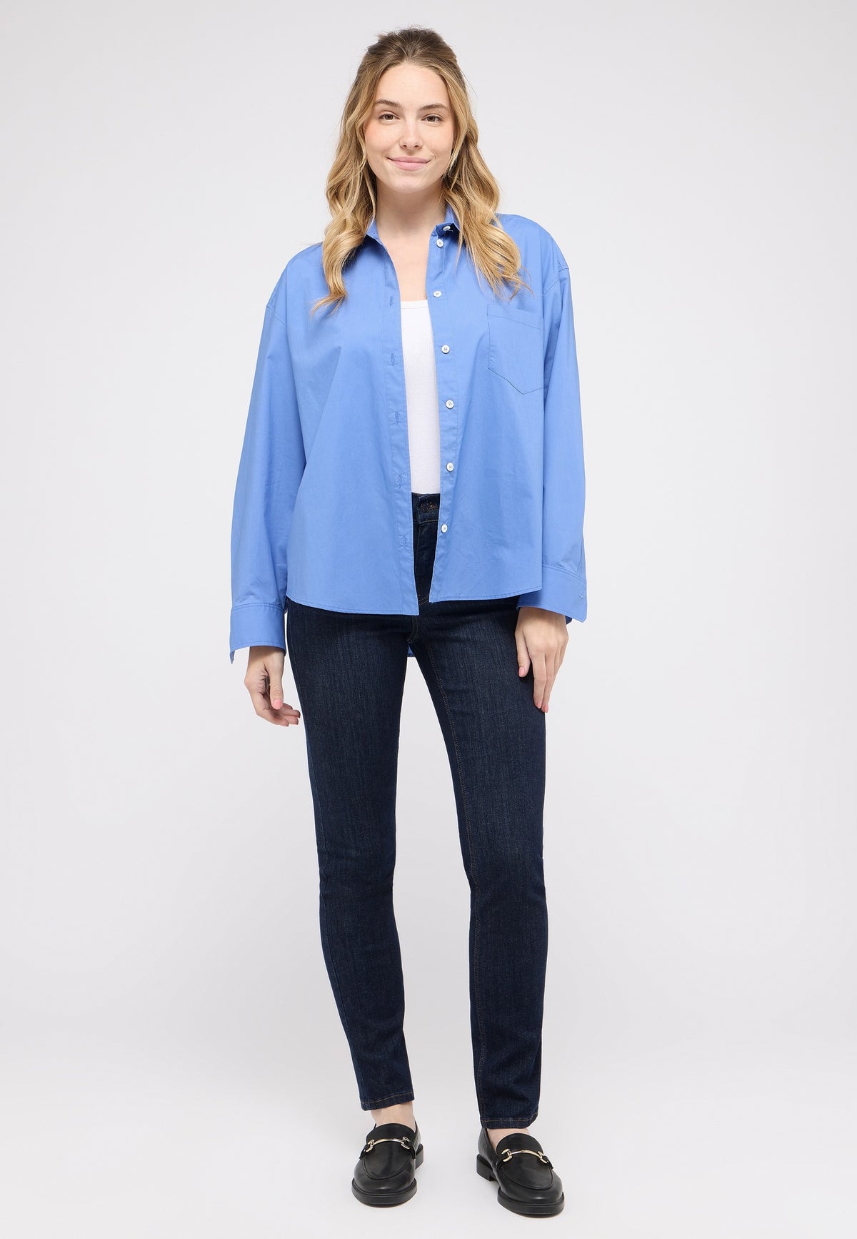 ANGELS Cici Straight Jeans - Midnight Rinse Navy - 33 34.31 von Angels Jeans