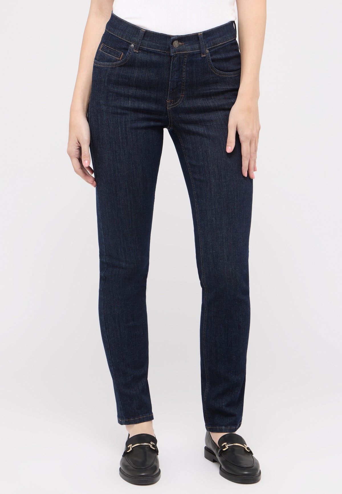 ANGELS Cici Straight Jeans - Midnight Rinse Navy - 33 34.31