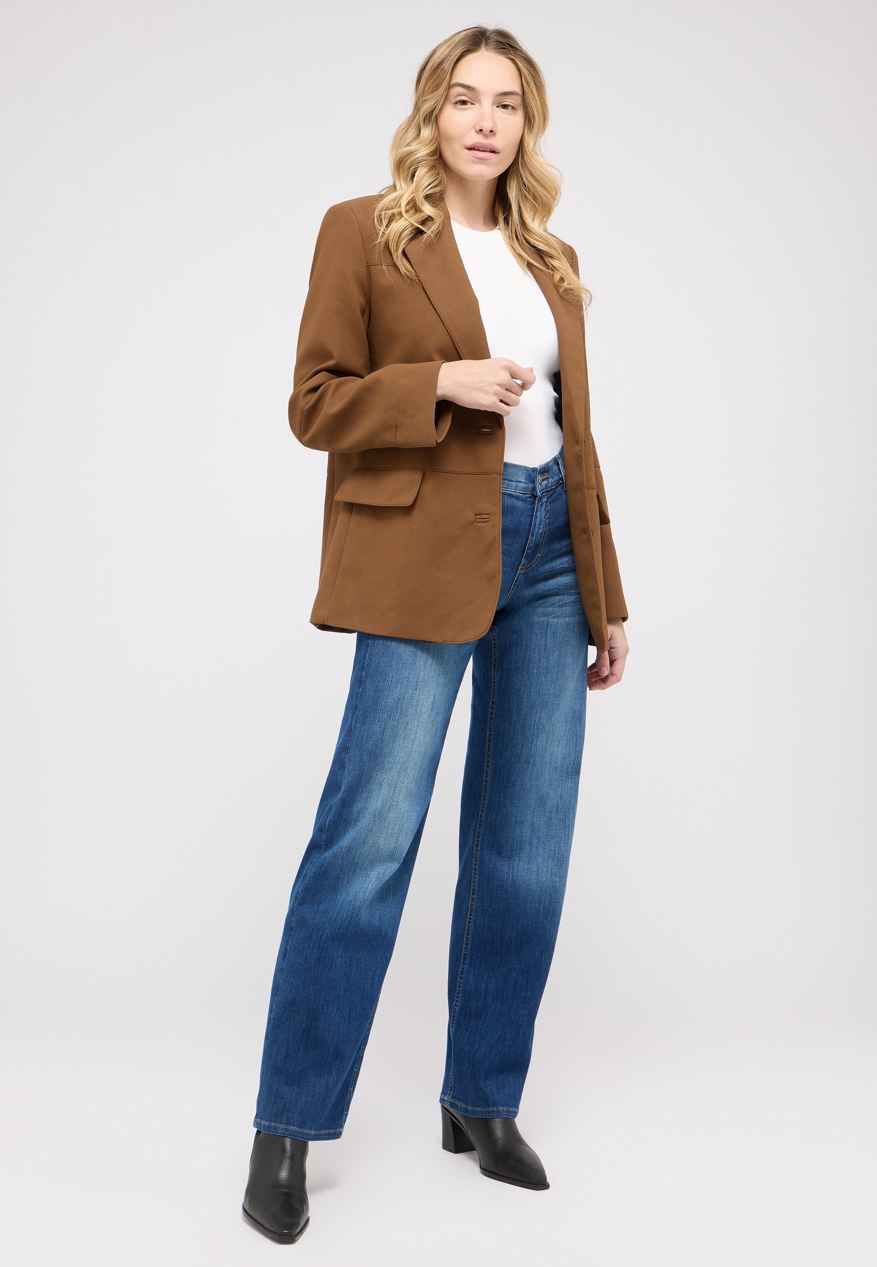 ANGELS Liz Palazzo Jeans - Coastal Dusk Blue - 350 2500.3358 von Angels Jeans