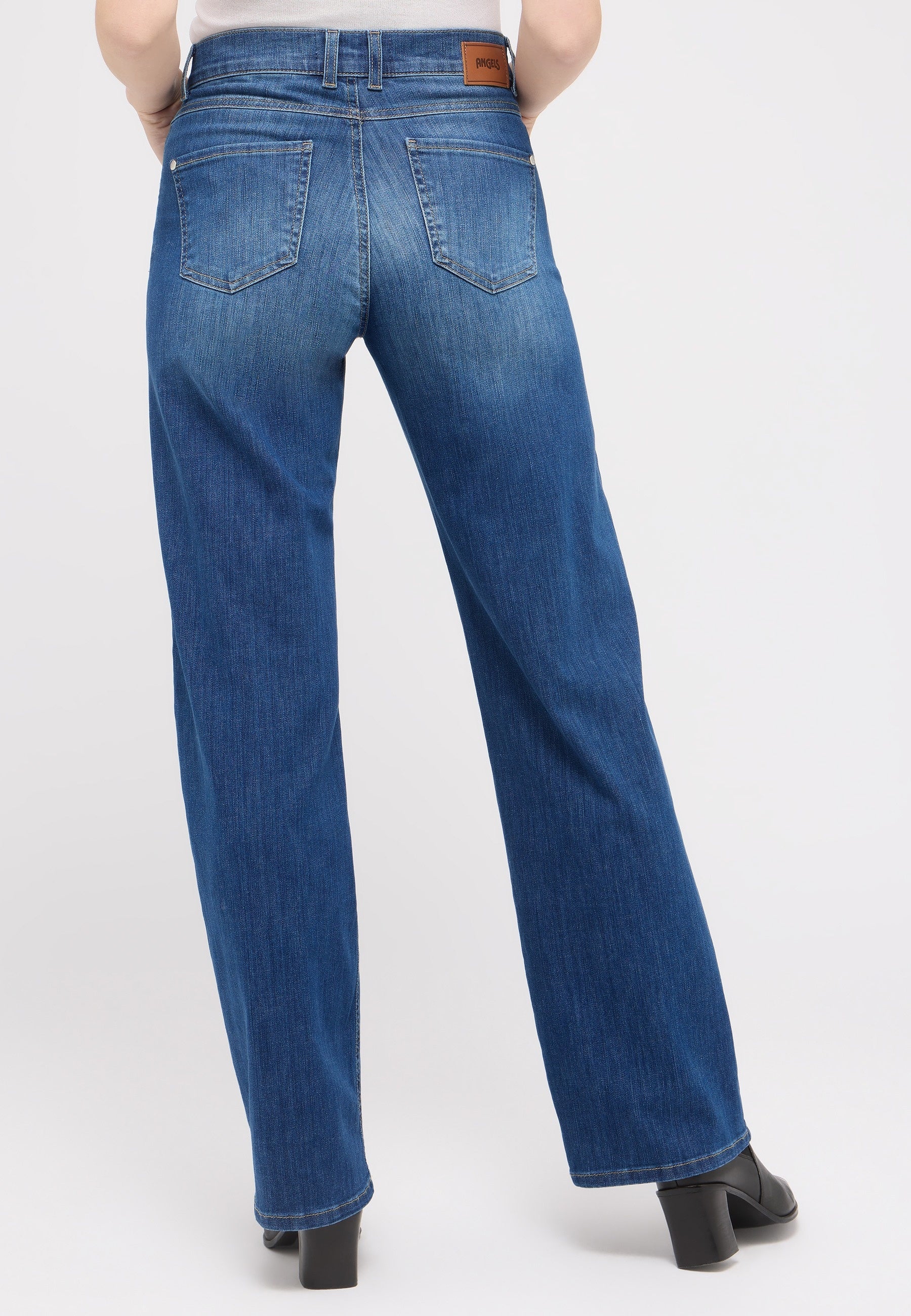 ANGELS Liz Palazzo Jeans - Coastal Dusk Blue - 350 2500.3358 von Angels Jeans