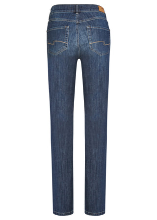 ANGELS JEANS Cici Straight-Leg Jeans - Worn Coastal Indigo - 360 34.3158