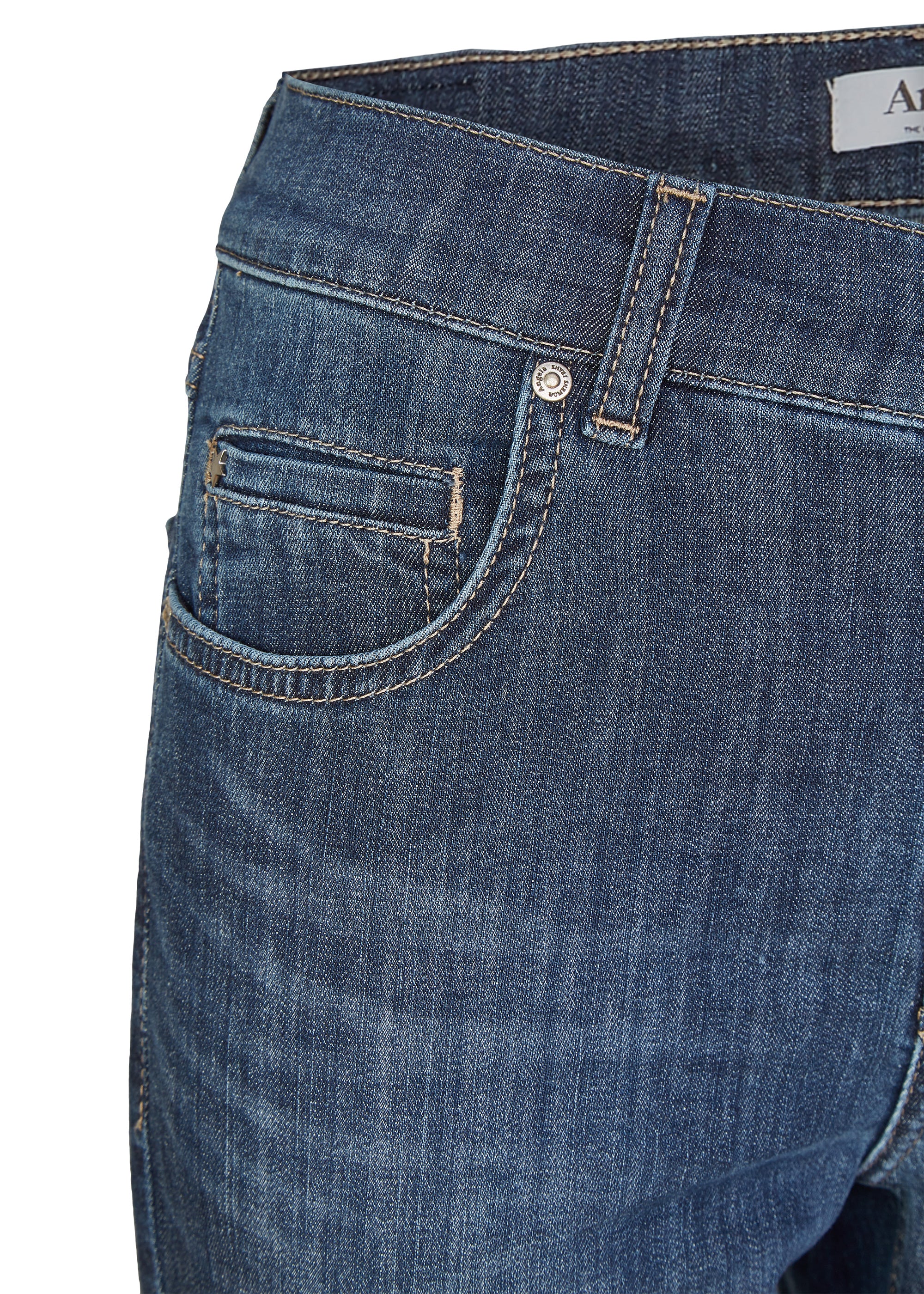 ANGELS JEANS Cici Straight-Leg Jeans - Worn Coastal Indigo - 360 34.3158 von Angels Jeans