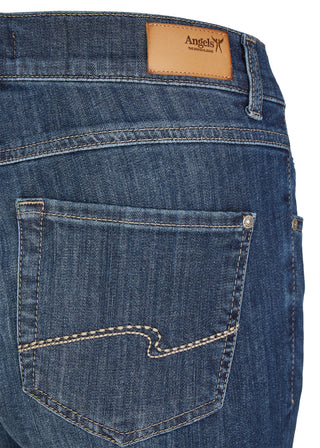 ANGELS JEANS Cici Straight-Leg Jeans - Worn Coastal Indigo - 360 34.3158