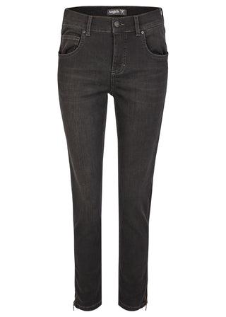 ANGELS JEANS Skinny Ankle Zip Jeans - Smoky Charcoal Night - 333 120700.1158