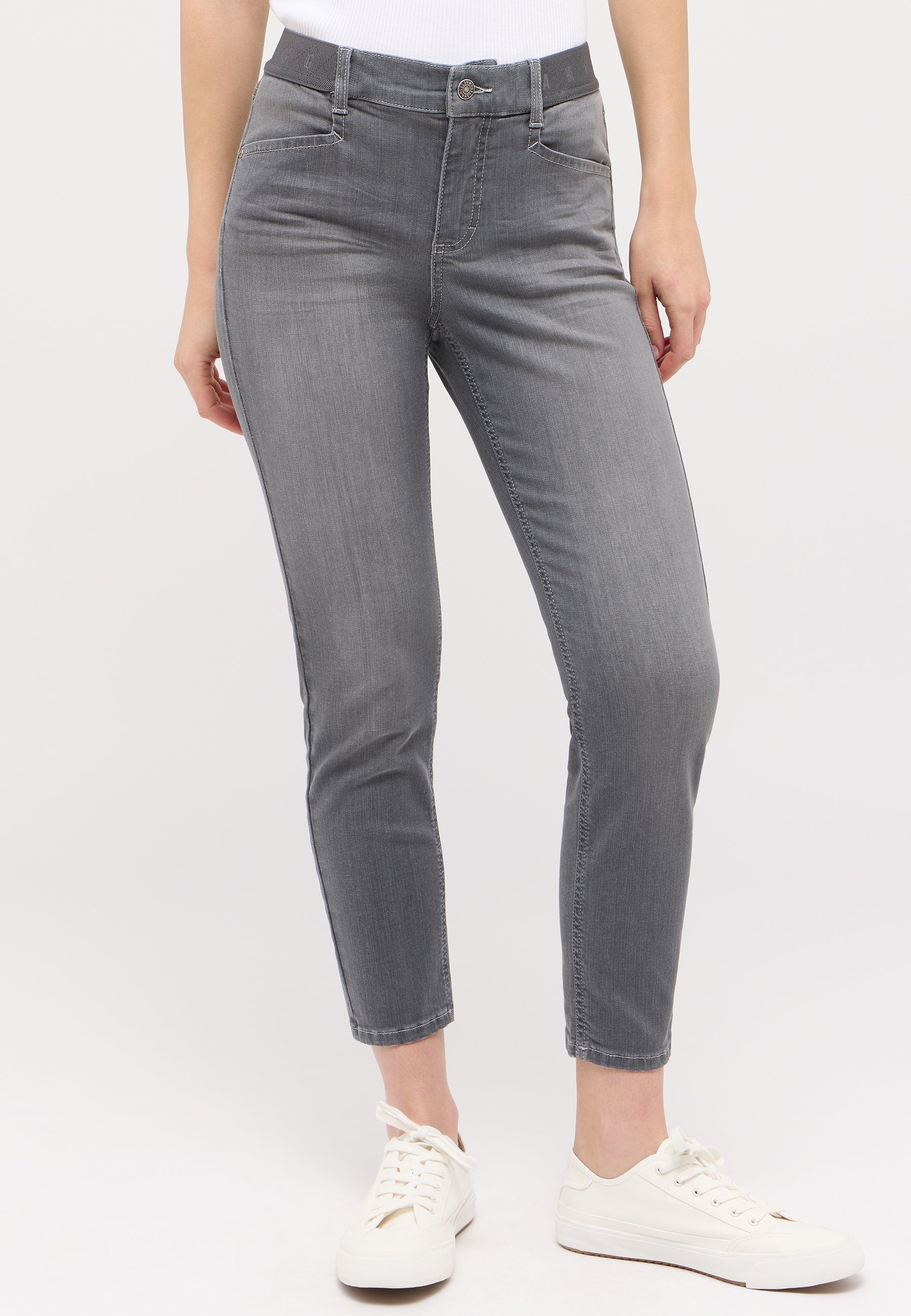 ANGELS Ornella Sporty Jeans - Smoky Pebble Grey - 346 688907.1358 von Angels Jeans