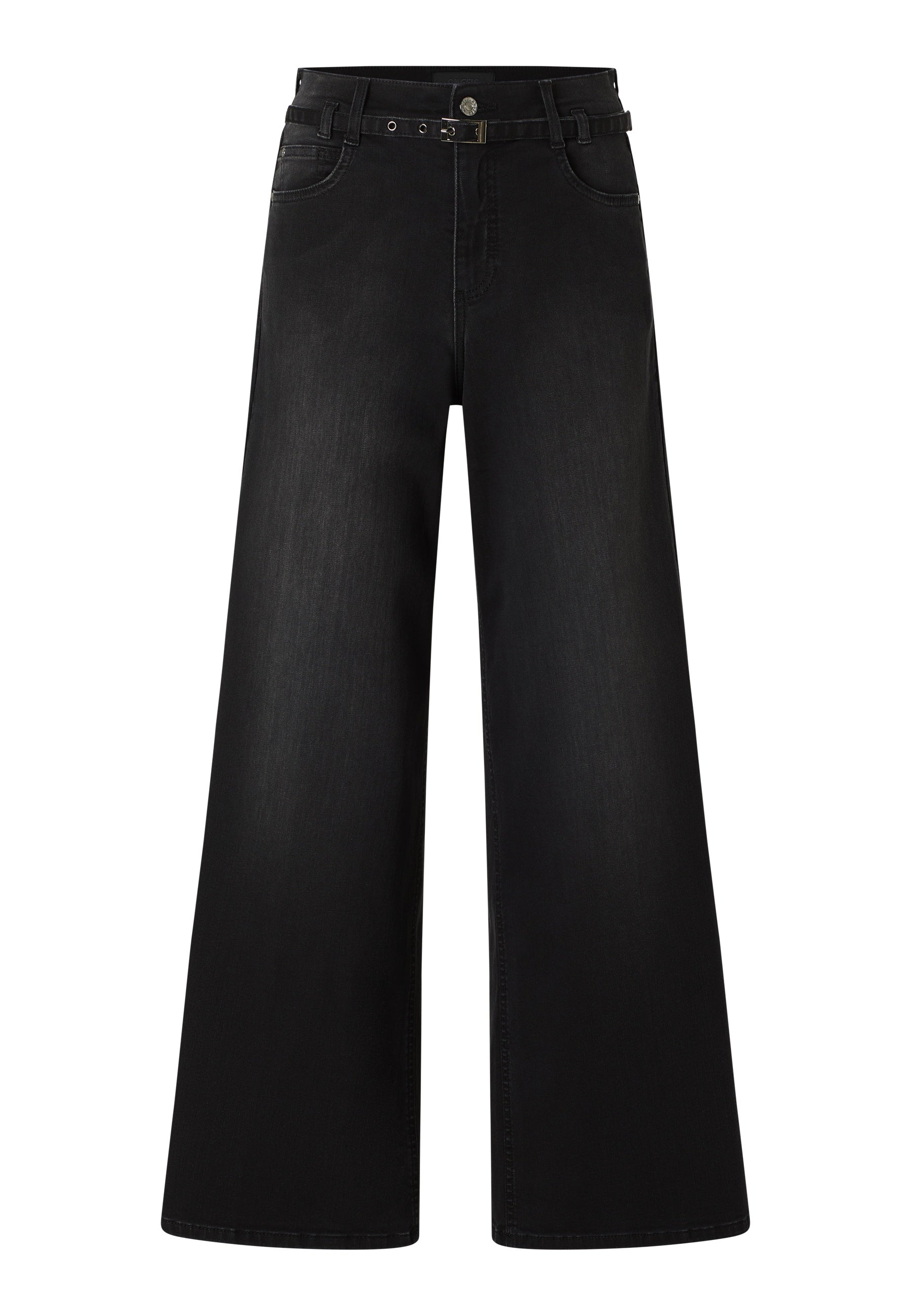 ANGELS Liva Belt Palazzo-Jeans - Smoky Obsidian - 346 2365.115