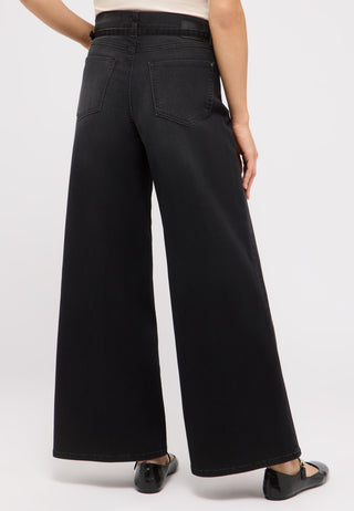ANGELS Liva Belt Palazzo-Jeans - Smoky Obsidian - 346 2365.115
