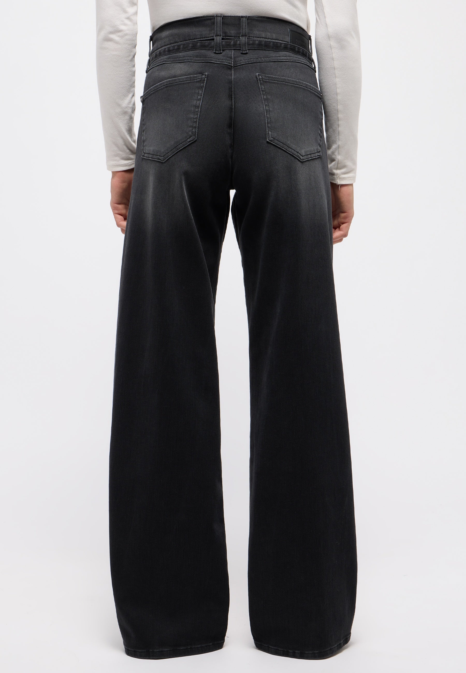 ANGELS Liz Belt Wide Leg Jeans - Smoky Slate - 350 2565.1158 von Angels Jeans