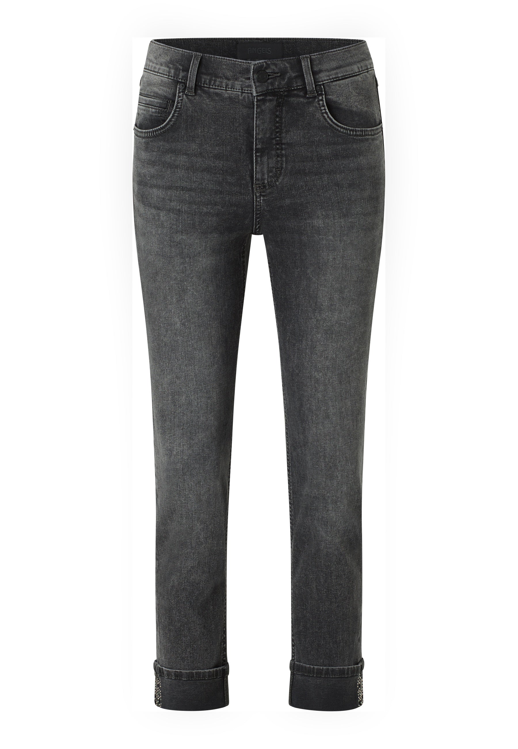 ANGELS JEANS Cici Crop Glam Jeans - Smoky Pewter Grey - 346 345700.12758