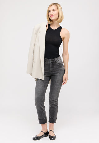 ANGELS JEANS Cici Crop Glam Jeans - Smoky Pewter Grey - 346 345700.12758