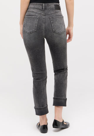 ANGELS JEANS Cici Crop Glam Jeans - Smoky Pewter Grey - 346 345700.12758