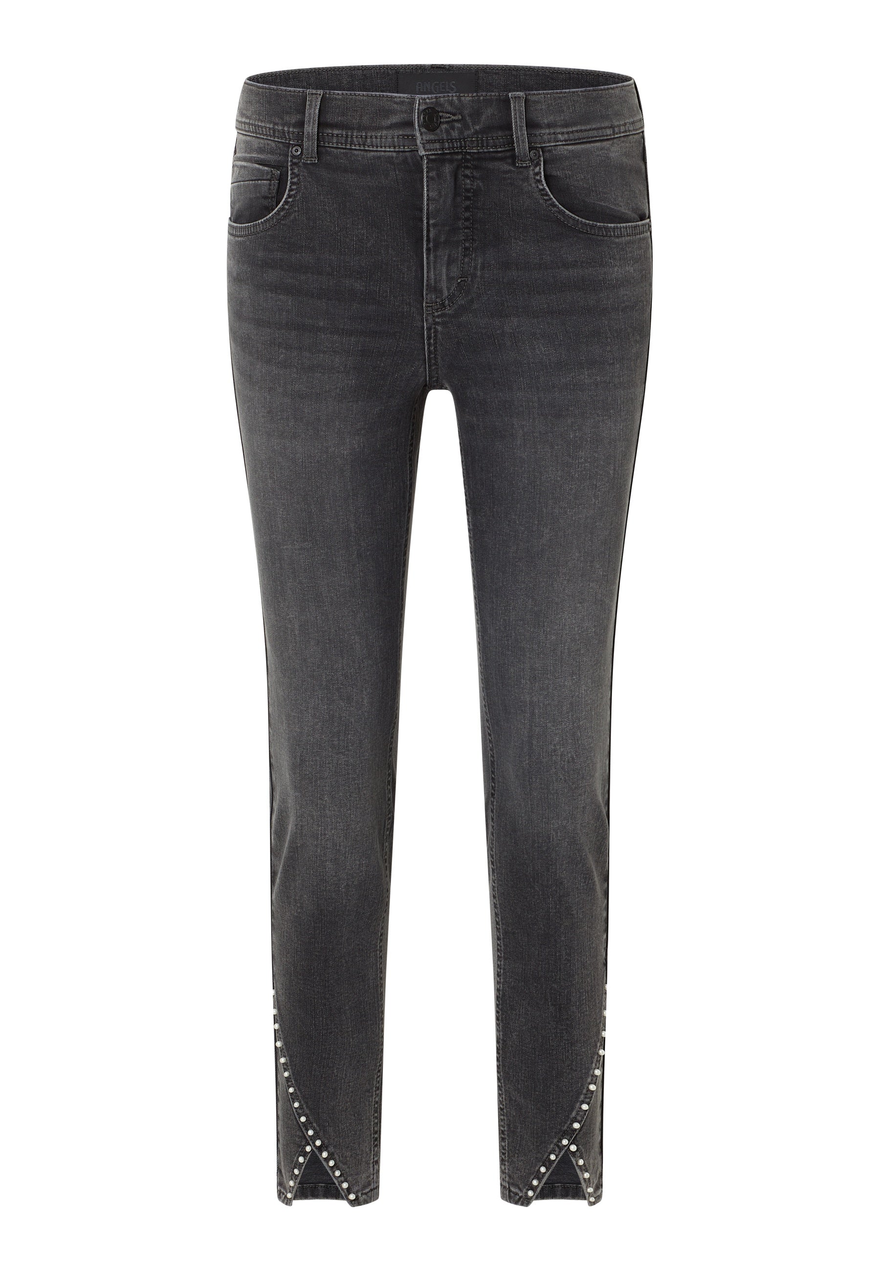 ANGELS Ornella Detail Pearl 7/8 Jeans - Smoky Slate Grey - 346 684607.12758
