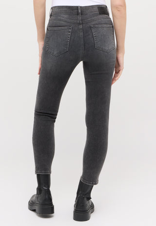 ANGELS Ornella Detail Pearl 7/8 Jeans - Smoky Slate Grey - 346 684607.12758