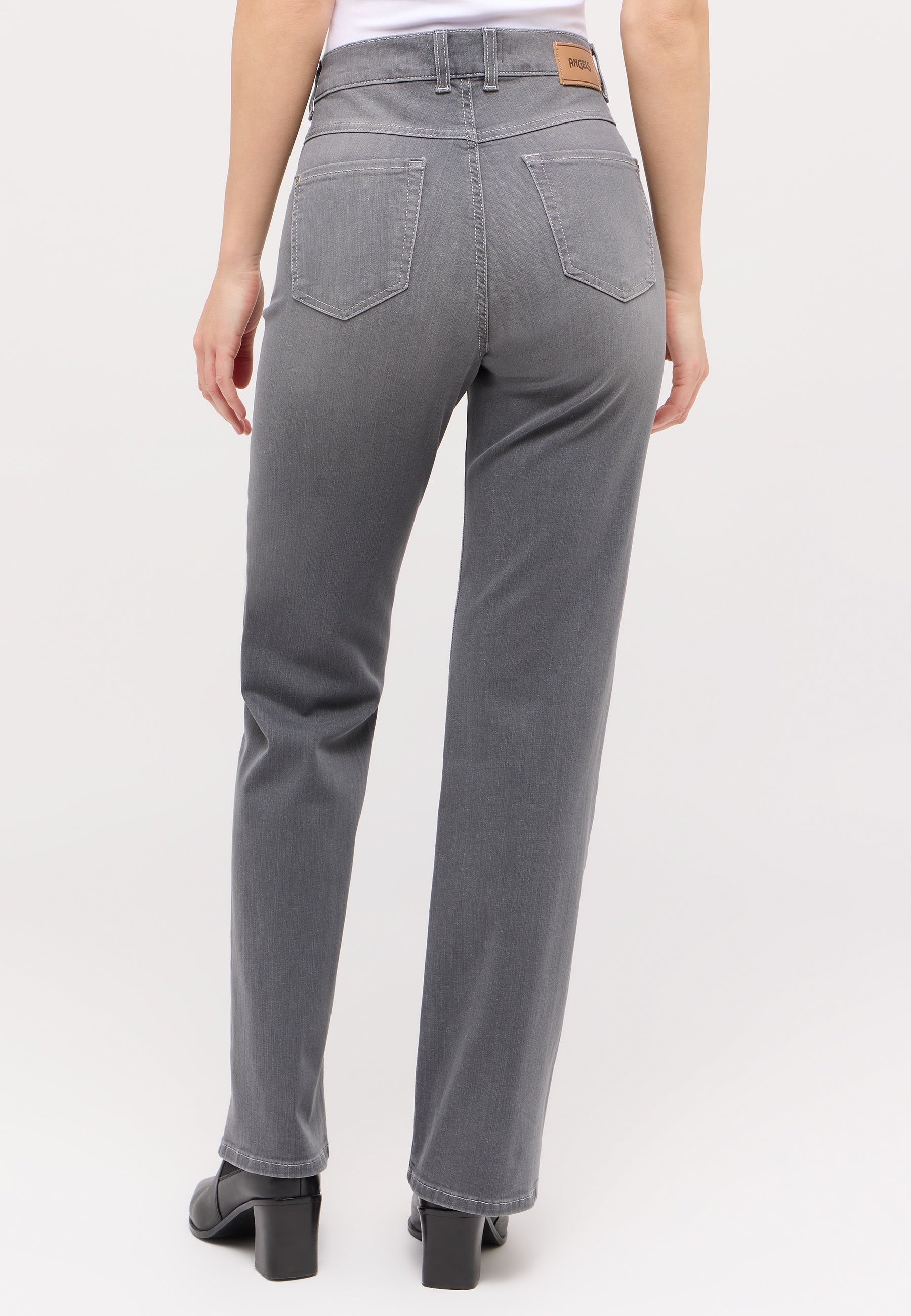ANGELS Lara Wide Leg Jeans - Smoky Slate Grey - 346 2900.1358 von Angels Jeans