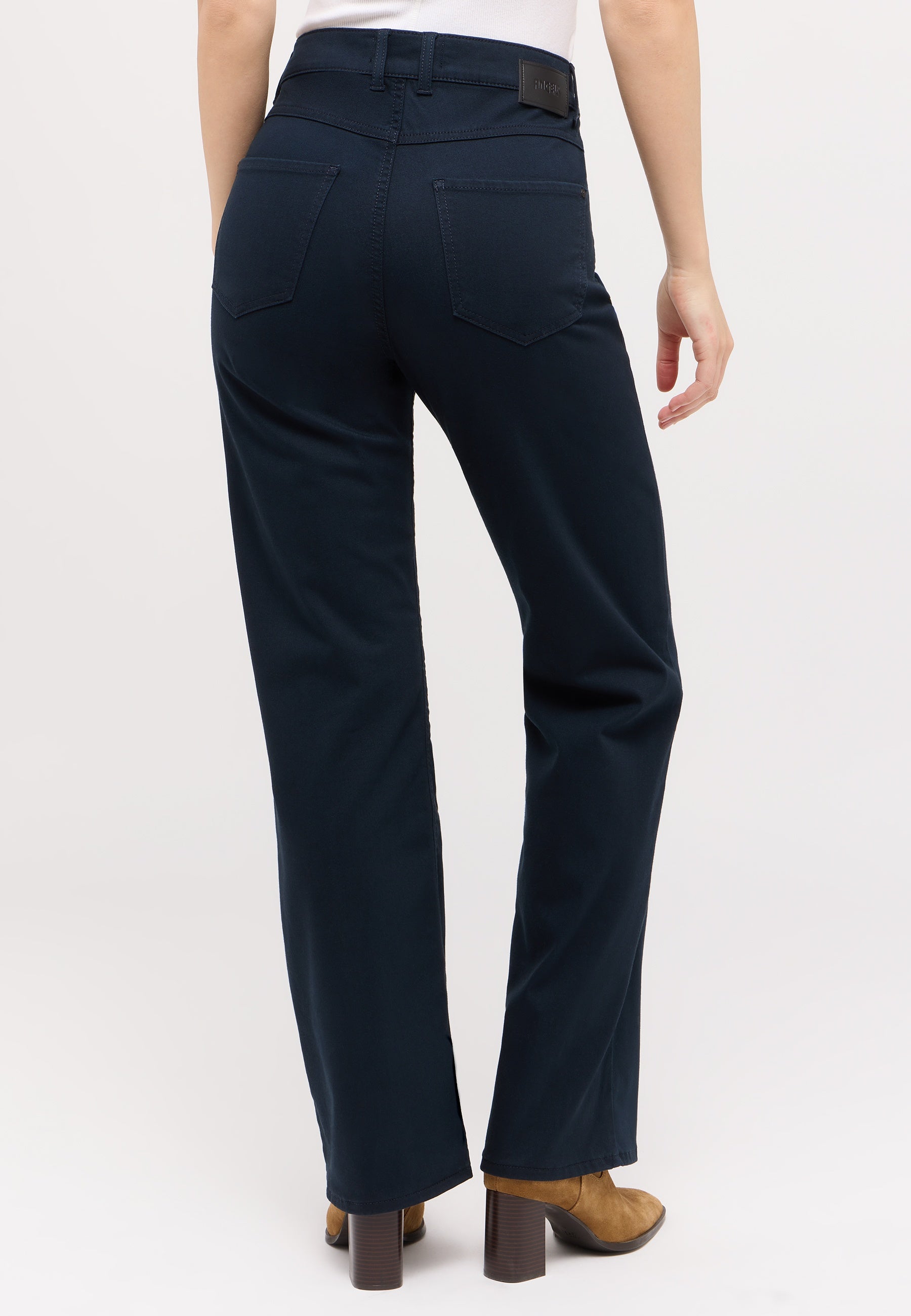 ANGELS Lara Wide-Leg Jeans - Dark Navy Soft Touch Denim - 785 2900.210 von Angels Jeans