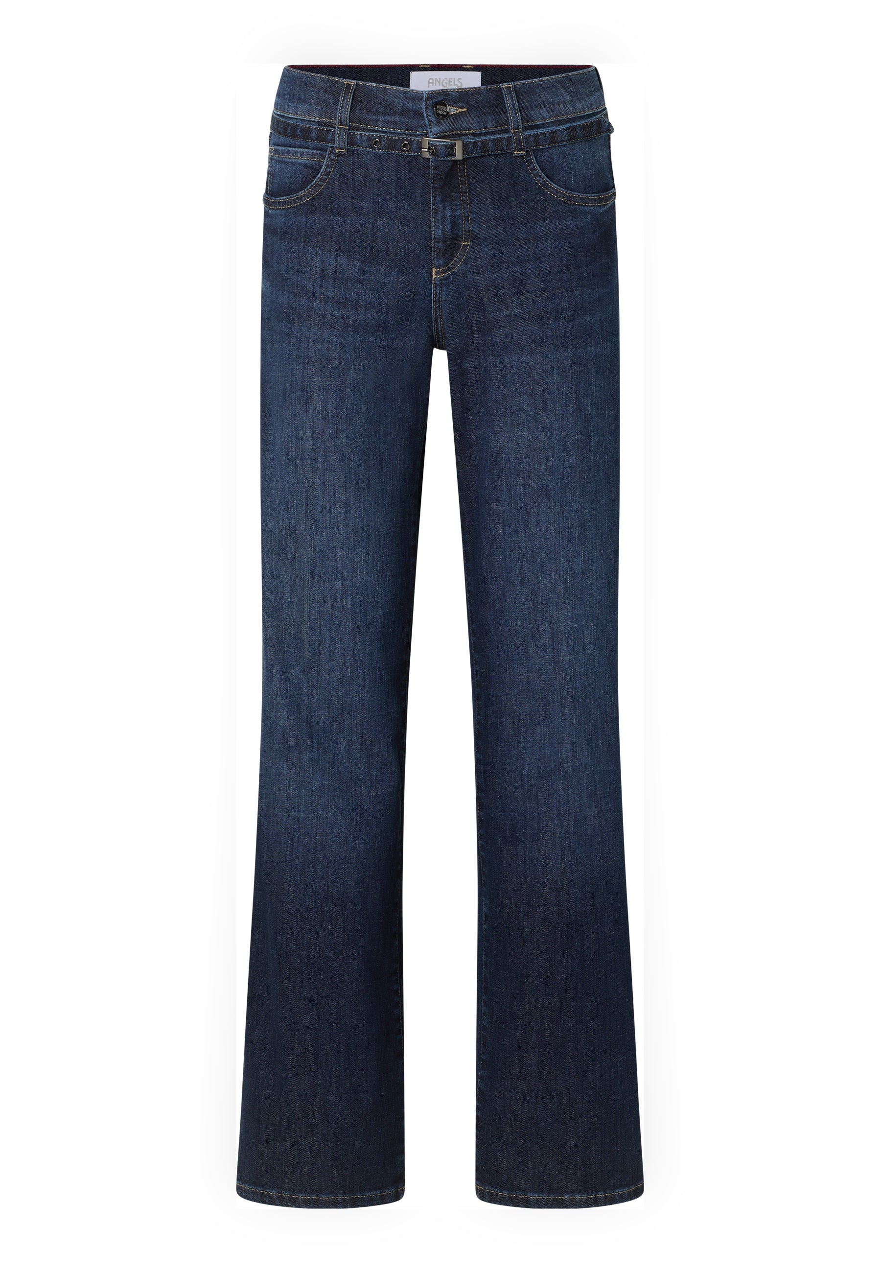 ANGELS Liz Belt Wide-Leg-Jeans - Midnight Coast Indigo - 2565.3158