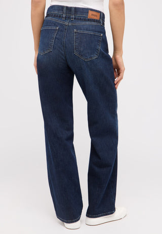 ANGELS Liz Belt Wide-Leg-Jeans - Midnight Coast Indigo - 2565.3158