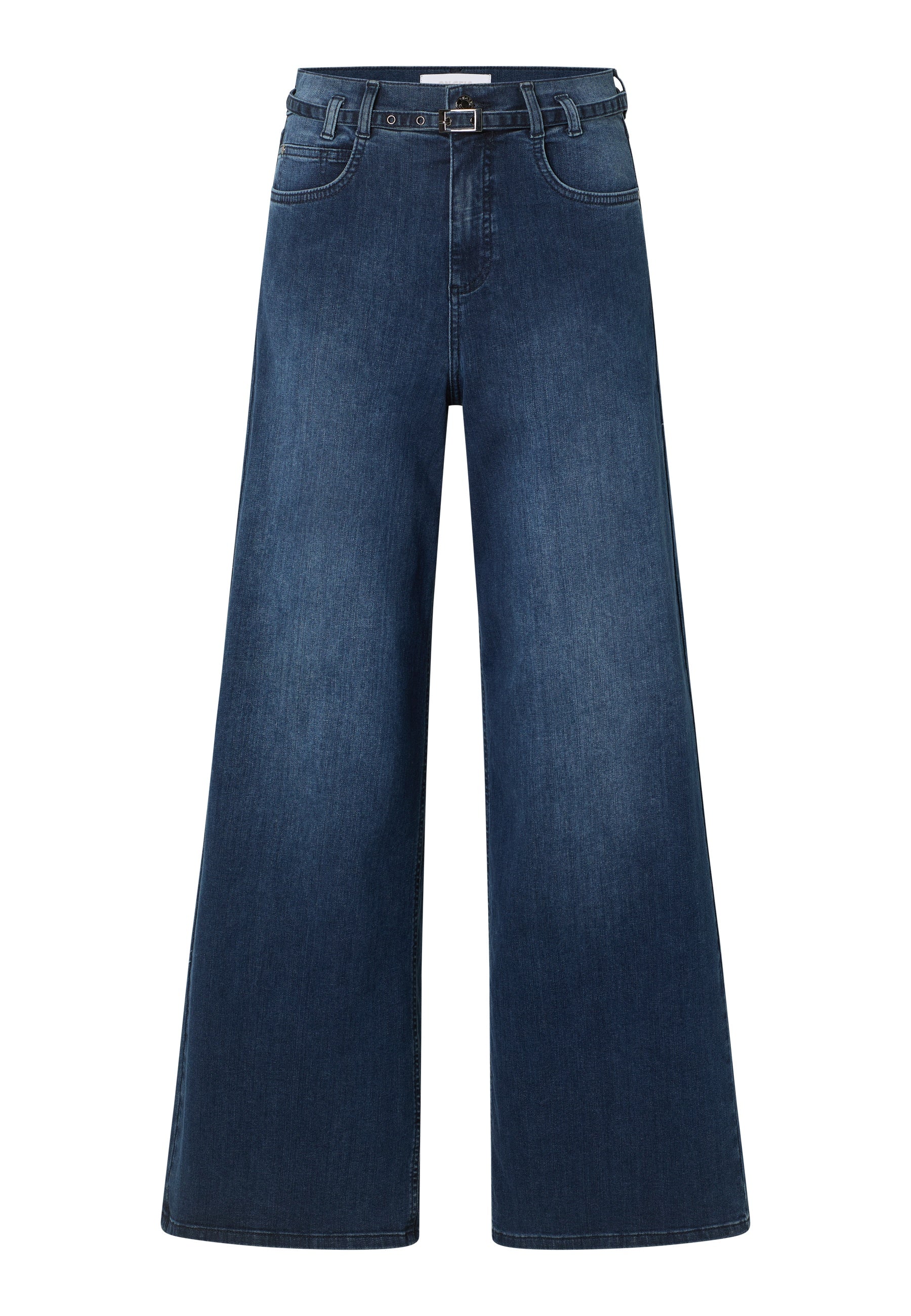 ANGELS Liva Belt Palazzo Jeans - Midnight Harbour Blue - 346 2365.325