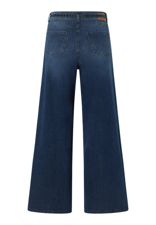 ANGELS Liva Belt Palazzo Jeans - Midnight Harbour Blue - 346 2365.325