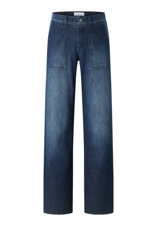 ANGELS JEANS Liz Worker Wide-Leg-Jeans - Twilight Indigo Wash - 350 2568.325