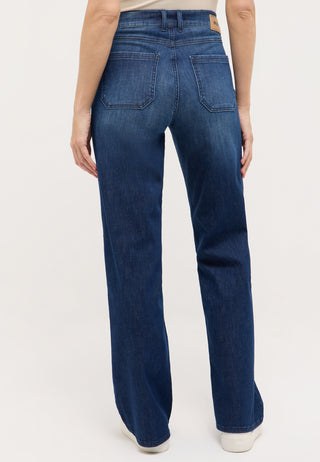 ANGELS JEANS Liz Worker Wide-Leg-Jeans - Twilight Indigo Wash - 350 2568.325