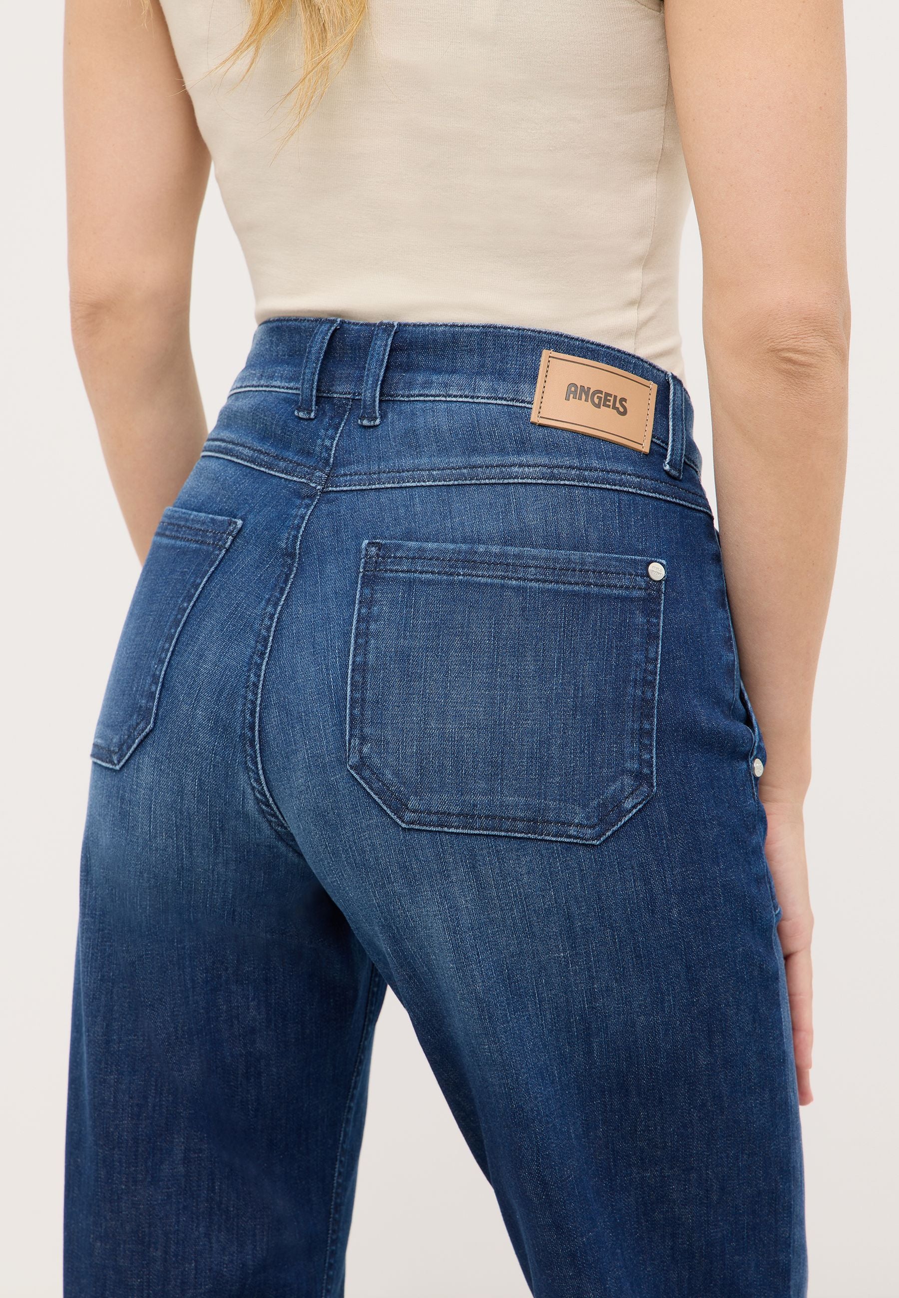 ANGELS JEANS Liz Worker Wide-Leg-Jeans - Twilight Indigo Wash - 350 2568.325 von Angels Jeans