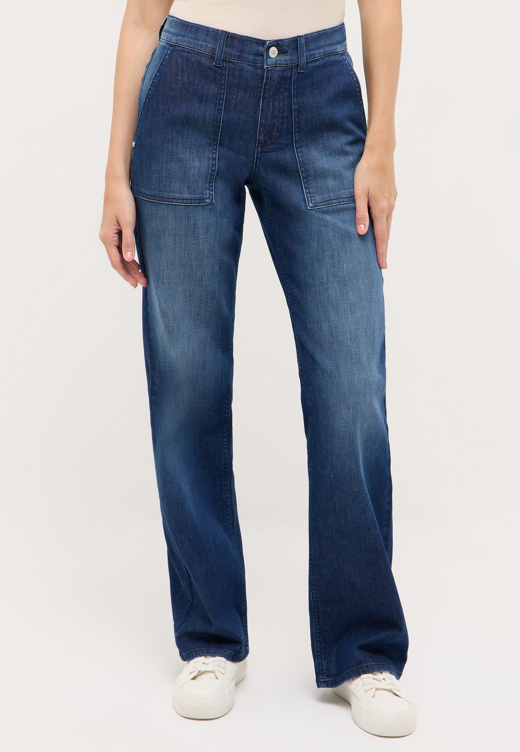 ANGELS JEANS Liz Worker Wide-Leg-Jeans - Twilight Indigo Wash - 350 2568.325 von Angels Jeans
