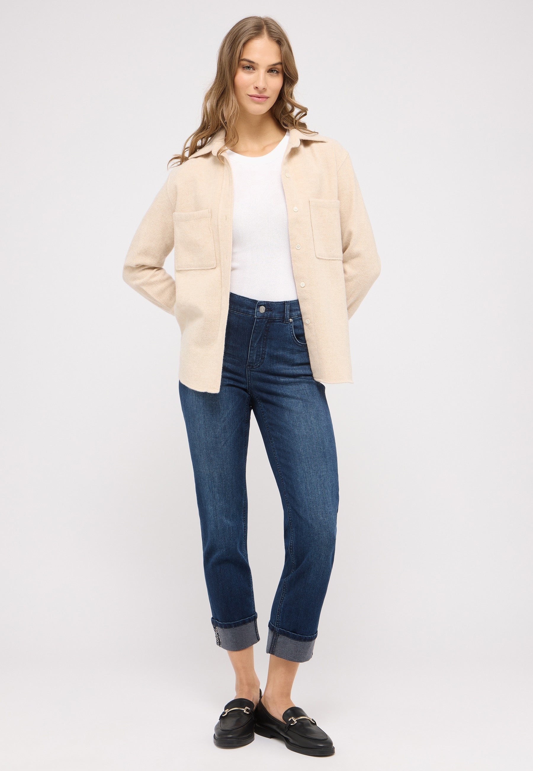 ANGELS JEANS Cici Crop Glam 7/8-Jeans - Twilight Indigo - 346 345700.3258 von Angels Jeans