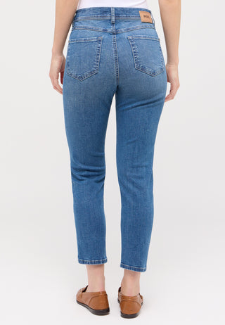 ANGELS JEANS Ornella Detail Pearl Slim-Fit 7/8-Jeans - Coastal Breeze Blue - 346 684607.33758