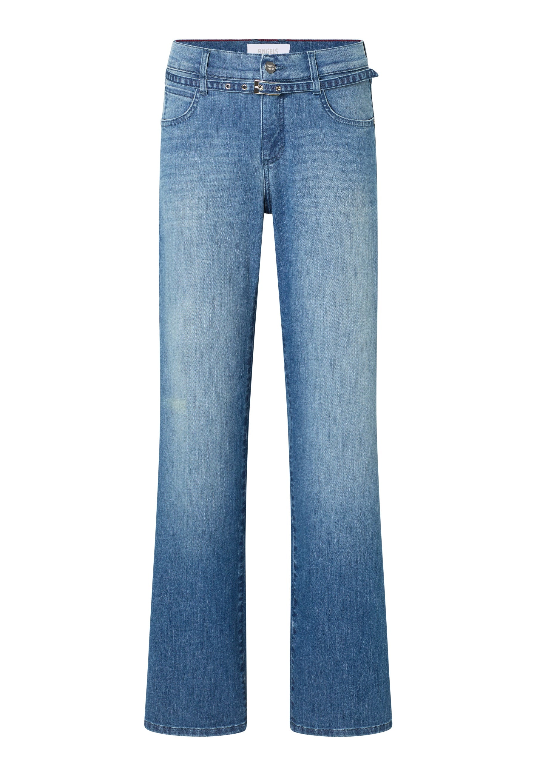 ANGELS Liz Belt Wide-Leg-Jeans - Coastal Breeze Blue - 350 2565.3458