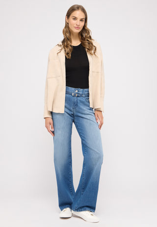 ANGELS Liz Belt Wide-Leg-Jeans - Coastal Breeze Blue - 350 2565.3458