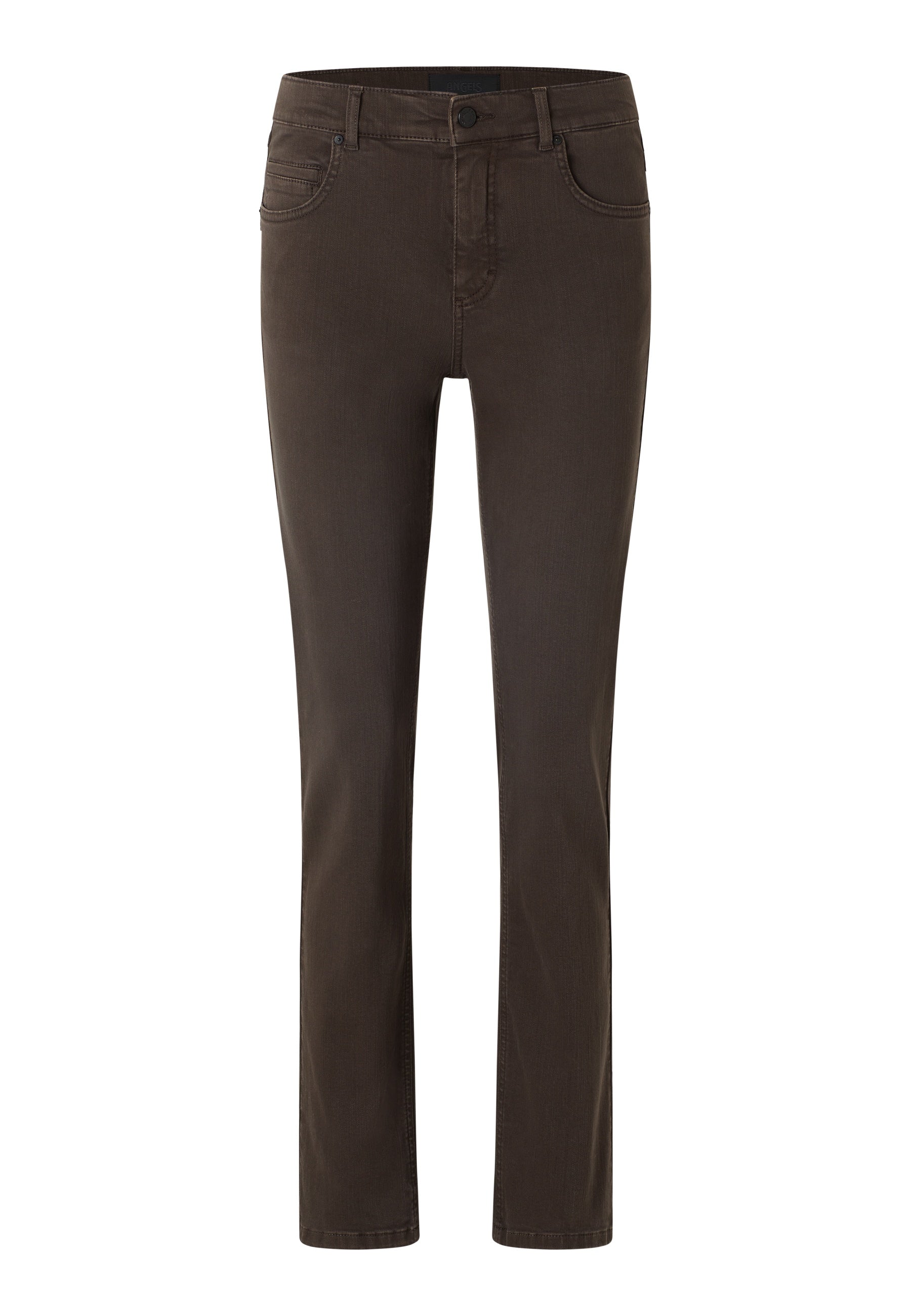 ANGELS JEANS Cici Straight-Fit Jeans - Dark Roast Brown - 346 3400.4205